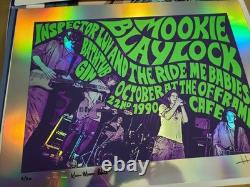 Pearl Jam Mookie Blaylock Concert Poster Holographic Foil Ed Justin Hampton 2024