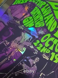 Pearl Jam Mookie Blaylock Concert Poster Holographic Foil Ed Justin Hampton 2024