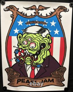 Pearl Jam & My Morning Jacket Chicago 2006 Tour Poster Ames Bro Art Print