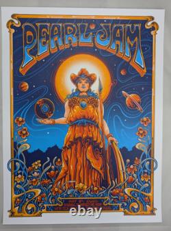 Pearl Jam NASHVILLE Poster OFFICIAL Screen Print 2025 Bridgestone Zazz NM/M COND