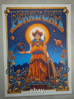 Pearl Jam NASHVILLE Poster OFFICIAL Screen Print 2025 Bridgestone Zazz NM/M COND