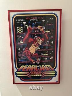 Pearl Jam NYC MSG Poster 5/21/10 Donkey Kong Ames Bros