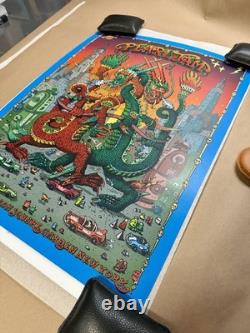 Pearl Jam NYC N2 2016 Poster Madison Square Garden SE David Welker MINT