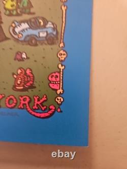 Pearl Jam NYC N2 2016 Poster SE Madison Square Garden David Welker Artist MSG