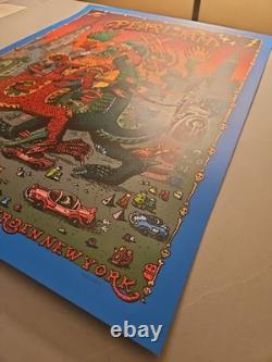 Pearl Jam NYC N2 2016 Poster SE Madison Square Garden David Welker Artist MSG