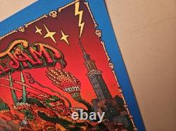 Pearl Jam NYC N2 2016 Poster SE Madison Square Garden David Welker Artist MSG