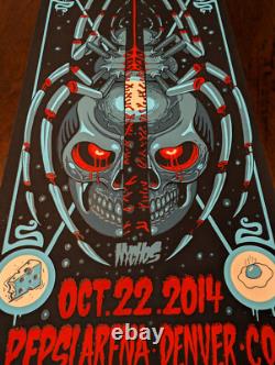 Pearl Jam NYCHOS Pepsi Center Denver Colorado Art Poster Print 10/22/2014 2-side