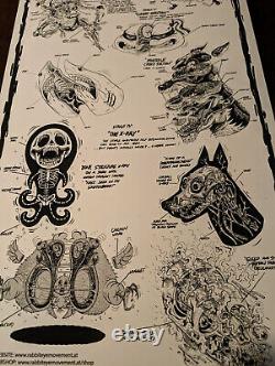 Pearl Jam NYCHOS Pepsi Center Denver Colorado Art Poster Print 10/22/2014 2-side