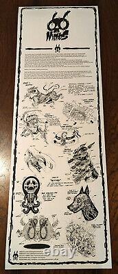 Pearl Jam NYCHOS Pepsi Center Denver Colorado Art Poster Print 10/22/2014 2-side