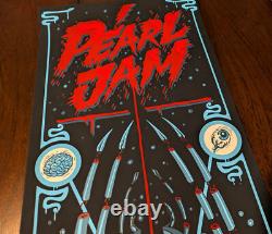 Pearl Jam NYCHOS Pepsi Center Denver Colorado Art Poster Print 10/22/2014 2-side