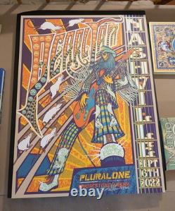 Pearl Jam Nashville 2023 Artist Proof SN Poster Brad Klausen Print NM AP