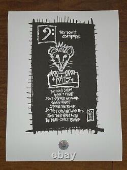 Pearl Jam Nashville Poster AP SIGNED Num x/205 Print SOLD OUT OFFICIAL Klausen
