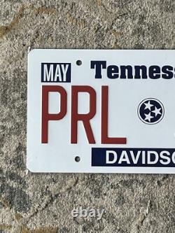 Pearl Jam Nashville TN 5/06/2025 and 5/08/2025 Concert Event License Plate