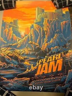 Pearl Jam New York City MSG March 30 2020 Show Edition Poster Dan Mumford