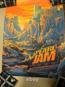 Pearl Jam New York City MSG March 30 2020 Show Edition Poster Dan Mumford