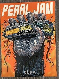 Pearl Jam New York Poster 9/4/2024 N2 Eddie Vedder MSG Show Edition NY King Kong