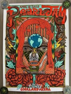 Pearl Jam Oakland Poster 2020 Tour Poster SOLD OUT Official RARE OFFICIAL LIMITE