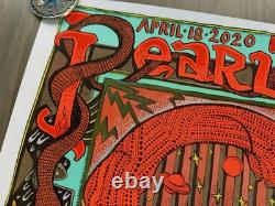 Pearl Jam Oakland Poster 2020 Tour Poster SOLD OUT Official RARE OFFICIAL LIMITE