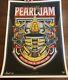 Pearl Jam Official Concert Poster 07-08-14 Leeds Uk First Direct Arena Marks 5