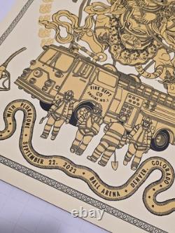 Pearl Jam Official Concert Poster By Ravi Zupa Denver Co Ball Arena 9/22/22