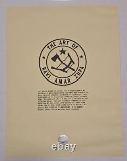Pearl Jam Official Concert Poster By Ravi Zupa Denver Co Ball Arena 9/22/22