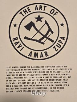Pearl Jam Official Concert Poster By Ravi Zupa Denver Co Ball Arena 9/22/22