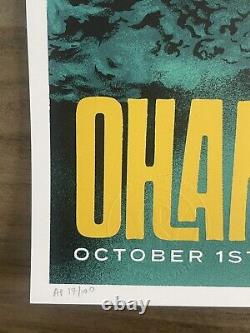 Pearl Jam Ohana Encore Artists Proof Poster Ian Williams Oct. 1 & 2, 2021