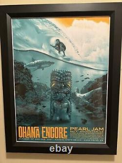 Pearl Jam Ohana Encore Festival Poster 2021 Ian Williams Unframed