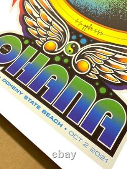Pearl Jam Ohana Encore Festival Poster Ames Bros Eddie Vedder Surfing