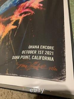 Pearl Jam Ohana Encore Show Oct 2021 Poster David Meggs. AP S/N spot varnish