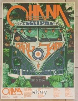 Pearl Jam Ohnna Festival Poster 2021 Domaradzki