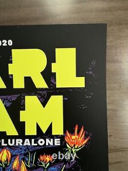 Pearl Jam Oklahoma OK Munk One Signed A/P of 100 Poster April 6, 2020