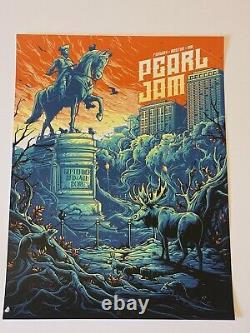 Pearl Jam Orange Sky Variant Poster Fenway Park 2018 Dan Mumford Boston Ap Ae