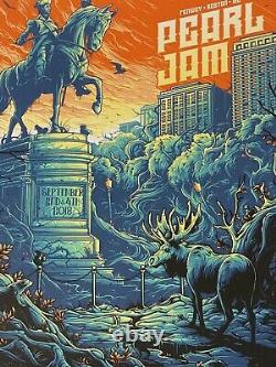 Pearl Jam Orange Sky Variant Poster Fenway Park 2018 Dan Mumford Boston Ap Ae
