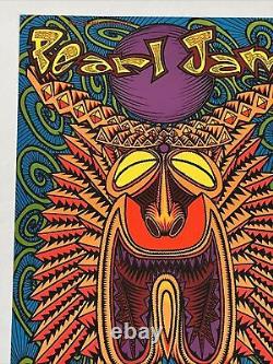 Pearl Jam Original Concert Poster Halloween Run 1993 San Francisco San Jose Oakl