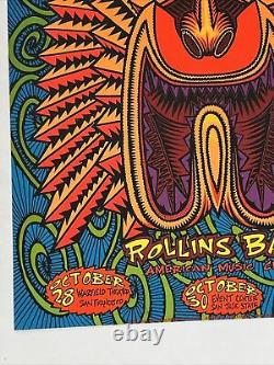 Pearl Jam Original Concert Poster Halloween Run 1993 San Francisco San Jose Oakl