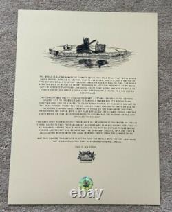 Pearl Jam Ottawa Canada Concert Tour Poster Cancelled 2020 Bailey Race Ap /100