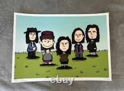 Pearl Jam Peanuts 16 1/2 x 11 3/4 Signed Poster xx/100 Made