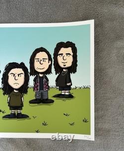 Pearl Jam Peanuts 16 1/2 x 11 3/4 Signed Poster xx/100 Made