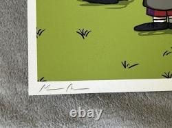 Pearl Jam Peanuts 16 1/2 x 11 3/4 Signed Poster xx/100 Made