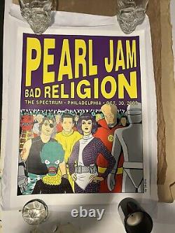 Pearl Jam/ Philadelphia/ Oct 30 2009 Spectrum Final Shows Poster