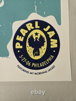 Pearl Jam Philadelphia poster 2006 Ames Artist's edition MINT S/N only 100