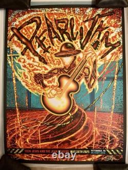 Pearl Jam Pittsburgh 5/16/25 Poster Klausen Signed Numbered AP/200 IN HAND