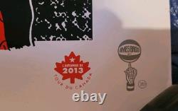 Pearl Jam Poster 12 / 2 / 2013 Calgary Signed By Artist Numbered #15 / 25 AMES