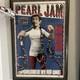 Pearl Jam Poster 1995 New Orleans Ames Bros. Great Condition. Custom Frame