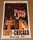 Pearl Jam Poster 1998 East Troy Chicago Ames Bros See Pics