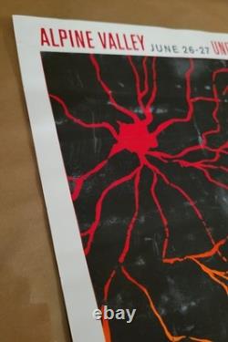 Pearl Jam Poster 1998 East Troy Chicago Ames Bros See Pics