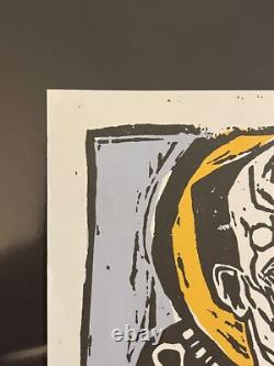 Pearl Jam Poster 1998 Western Summer Tour Ames Bros Pilate & his dog