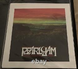 Pearl Jam Poster 2005 2006 The Gorge Promotional Eddie Vedder Mint Condition