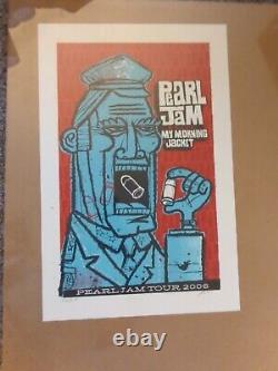 Pearl Jam Poster 2006 #564/650 Signed By Artist My Morning Jacket